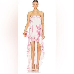 Feminite Dress in Jardin Pink size small L’IDEE brand